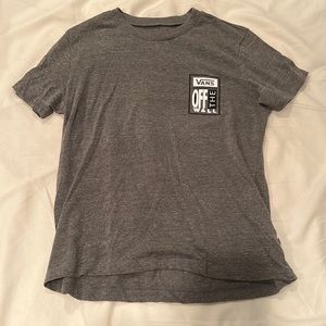Vans grey graphic tee, size small